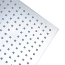 200mm 8 inch ABS Square Chrome Rainfall Shower Head - NZHomeware