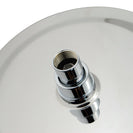 200mm 8 inch Stainless steel Super - slim Round Chrome Rainfall Shower Head - NZHomeware