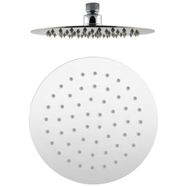 200mm 8 inch Stainless steel Super - slim Round Chrome Rainfall Shower Head - NZHomeware
