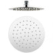 200mm 8 inch Stainless steel Super - slim Round Chrome Rainfall Shower Head - NZHomeware