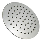 200mm 8 inch Stainless steel Super - slim Round Chrome Rainfall Shower Head - NZHomeware