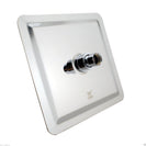 200mm 8 inch Stainless steel Super - slim Square Chrome Rainfall Shower Head - NZHomeware