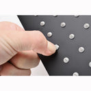 200mm 8 inch Stainless steel Super - slim Square Nero Black Rainfall Shower Head - NZHomeware