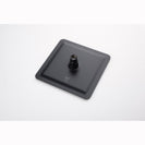 200mm 8 inch Stainless steel Super - slim Square Nero Black Rainfall Shower Head - NZHomeware