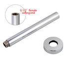 200mm Round Chrome Ceiling Shower Arm - NZHomeware