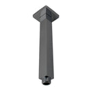 200mm Square Gunmetal Grey Ceiling Mounted Shower Arm - NZHomeware