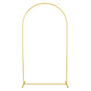 220x120 cm Gold Metal Arch Backdrop Stand Wedding & Event Arch - NZHomeware