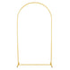 220x120 cm Gold Metal Arch Backdrop Stand Wedding & Event Arch - NZHomeware