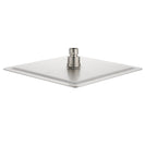 250mm 10 inch Stainless steel Brushed Nickel Super - slim Square Rainfall Shower Head - NZHomeware
