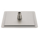 250mm 10 inch Stainless steel Brushed Nickel Super - slim Square Rainfall Shower Head - NZHomeware
