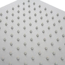 250mm 10 inch Stainless steel Brushed Nickel Super - slim Square Rainfall Shower Head - NZHomeware