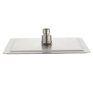 250mm 10 inch Stainless steel Brushed Nickel Super - slim Square Rainfall Shower Head - NZHomeware