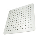 250mm 10 inch Stainless steel Chrome Super - slim Square Rainfall Shower Head - NZHomeware