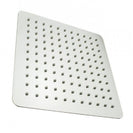 250mm 10 inch Stainless steel Chrome Super - slim Square Rainfall Shower Head - NZHomeware