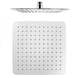 250mm 10 inch Stainless steel Chrome Super - slim Square Rainfall Shower Head - NZHomeware
