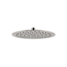 250mm 10 inch Stainless steel Super - slim Round Brushed Nickel Rainfall Shower Head - NZHomeware