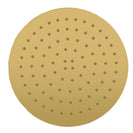 250mm 10 inch Stainless steel Super - slim Round Brushed Yellow Gold Rainfall Shower Head - NZHomeware