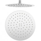 250mm 10 inch Stainless steel Super - slim Round Chrome Rainfall Shower Head - NZHomeware