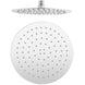 250mm 10 inch Stainless steel Super - slim Round Chrome Rainfall Shower Head - NZHomeware