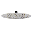 250mm 10 inch Stainless steel Super - slim Round Chrome Rainfall Shower Head - NZHomeware