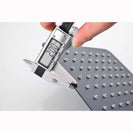 250mm 10 inch Stainless steel Super - slim Square Nero Black Rainfall Shower Head - NZHomeware