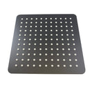 250mm 10 inch Stainless steel Super - slim Square Nero Black Rainfall Shower Head - NZHomeware