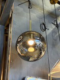 250mm Smoky Glass Round Globe Pendant - NZHomeware