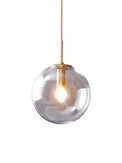 250mm Smoky Glass Round Globe Pendant - NZHomeware