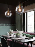 250mm Smoky Glass Round Globe Pendant - NZHomeware
