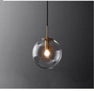 250mm Smoky Glass Round Globe Pendant - NZHomeware