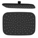 280x200mm ABS Rectangle Black Rainfall Shower Head - NZHomeware