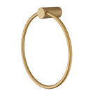 Lattice Edition Knurled Brushed Yellow Gold Hand Towel Ring Towel Rail Stainless Steel 304