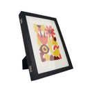 2PCs A4 Wooden Kids Art Frame Children Artwork Display Changeable Front Opening Table Stand Black - NZHomeware