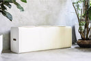 3 Seats Kraft Paper Bench Portable Folding Sofa Foot Stool Shoe Bench White - NZHomeware