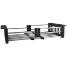 300 - 440mm 304 Stainless Steel Kitchen Sink Colander Dish Drainer Over Sink Caddy - NZHomeware