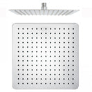300mm 12 inch Stainless steel Super - slim Square Chrome Rainfall Shower Head - NZHomeware