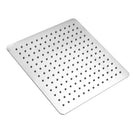 300mm 12 inch Stainless steel Super - slim Square Chrome Rainfall Shower Head - NZHomeware
