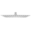 300mm 12 inch Stainless steel Super - slim Square Chrome Rainfall Shower Head - NZHomeware