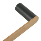 300mm Esperia Black & Rose Gold Single Towel Holder Stainless Steel 304 Wall Mounted - NZHomeware