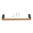 300mm Esperia Black & Rose Gold Single Towel Holder Stainless Steel 304 Wall Mounted - NZHomeware