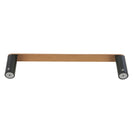 300mm Esperia Black & Rose Gold Single Towel Holder Stainless Steel 304 Wall Mounted - NZHomeware