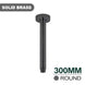 300mm Round Gunmetal Grey Ceiling Shower Arm - NZHomeware