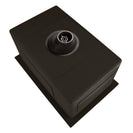 300x450x205mm Dark Grey Stainless Steel Handmade Single Bowl Top/Flush/Undermount Kitchen/Laundry Sink With Overflow - NZHomeware