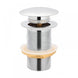 32/40mm Bathroom Chrome Mushroom Solid Brass Basin Pop Up Waste NO Overflow - NZHomeware
