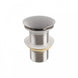 32/40mm Brushed Nickel Mushroom Solid Brass Basin Pop Up Waste NO Overflow - NZHomeware