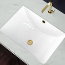 32/40mm Brushed Yellow Gold Mushroom Solid Brass Basin Pop Up Waste with Overflow - NZHomeware
