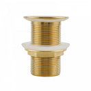 32/40mm Brushed Yellow Gold Solid Brass Basin Pop Up Waste NO Overflow - NZHomeware