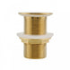 32/40mm Brushed Yellow Gold Solid Brass Basin Pop Up Waste NO Overflow - NZHomeware
