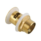 32/40mm Brushed Yellow Gold Solid Brass Basin Pop Up Waste with Overflow - NZHomeware