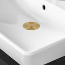32/40mm Brushed Yellow Gold Solid Brass Basin Pop Up Waste with Overflow - NZHomeware